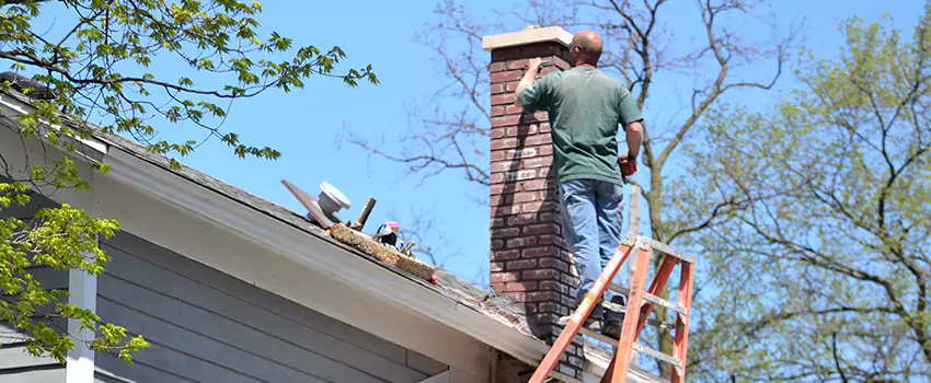 Vinyl and PVC Chimney Flashing Installation in Springfield, IL
