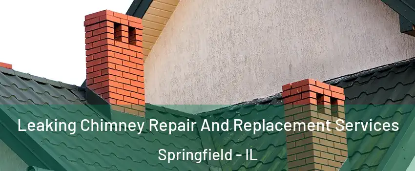  Leaking Chimney Repair And Replacement Services Springfield - IL